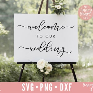 Willkommen zu unserer Hochzeit Svg, Hochzeit Svg, Hochzeit SVG-Datei, Willkommen Zeichen Svg, Dxf, Png sofortiger Download, rustikale Hochzeit SVG, Hochzeit Zeichen Svg