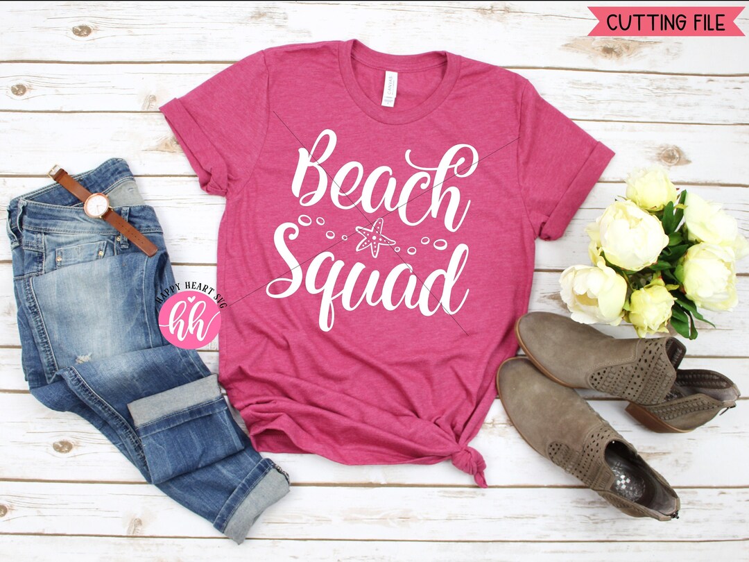 Beach Squad Svg Beach Please SVG Summer Svg Dxf and Png - Etsy
