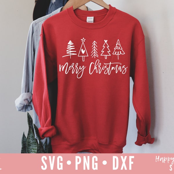 Merry Christmas svg, Christmas svg, dxf, png instant download, Christmas Trees svg, Christmas Quote svg, Christmas Shirt svg, Holiday svg