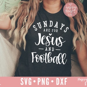 Sonntage sind für Jesus und Fußball Svg, Spieltag Vibes Svg, Spieltag SVG, Fußball Svg, Dxf, Png sofortigen Download, Fußball Mama Svg