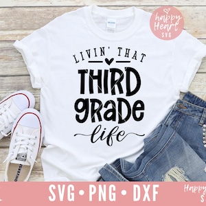 Living That 4th Grade Life Teacher Back To School Shirt Living That 4th Grade Life Teacher Back To School Shirt