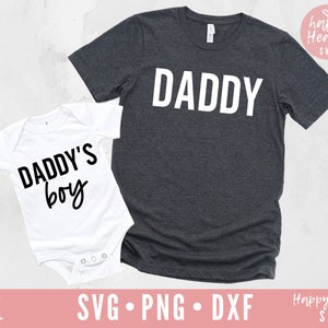Vater und Sohn SVG, Daddy svg, Daddy es Boy SVG, Daddy es Little Boy svg, dxf, png instant download, Vatertag SVG, Daddy And Me SVG