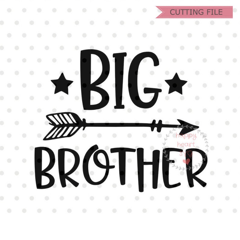 Big Brother SVG Big Bro SVG dxf and png instant download ...