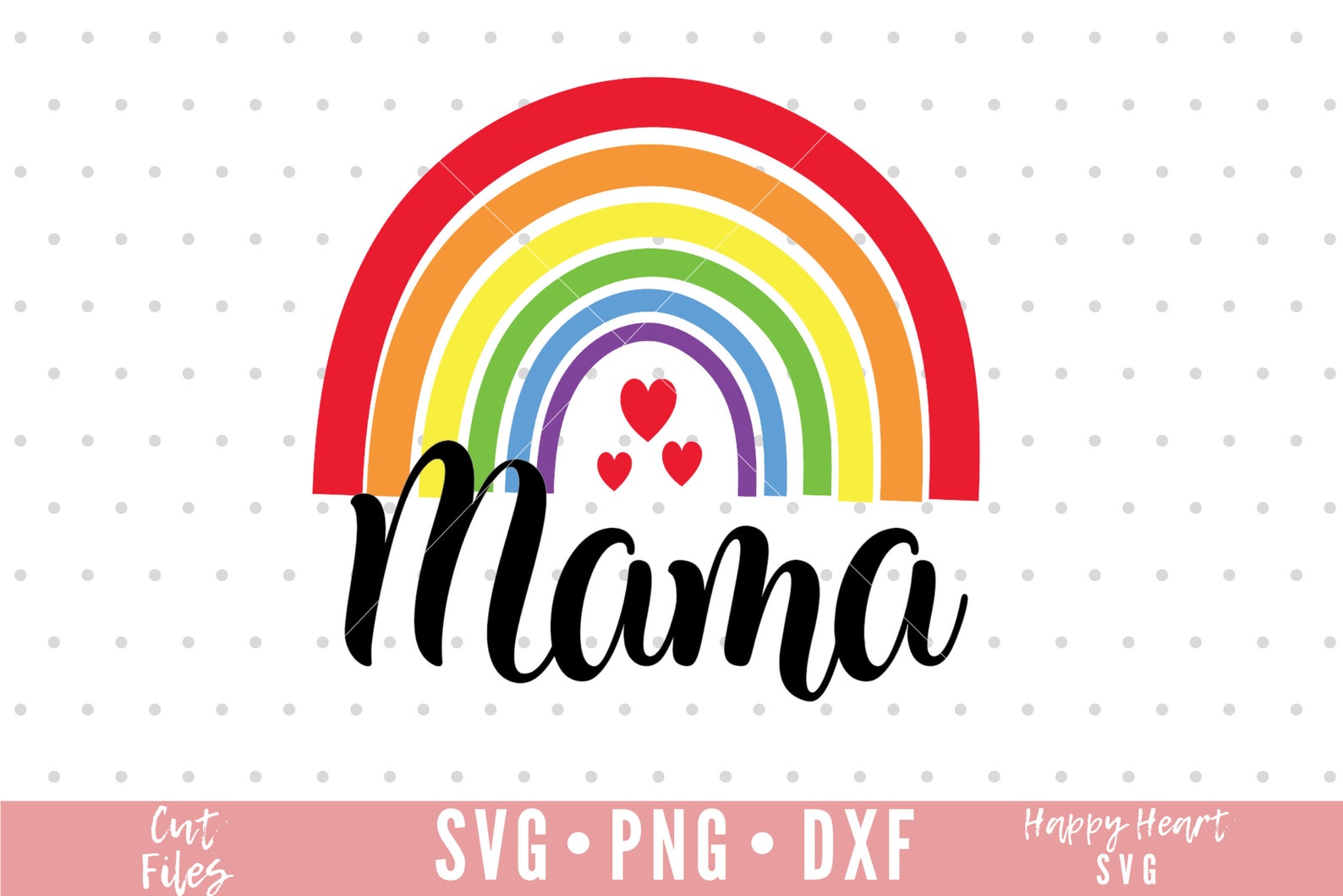 Rainbow Mama Svg Mama SVG Mama Rainbow Svg Blessed Mama Etsy