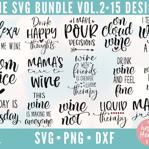 Wine Quote Bundle, Wine Bundle, Wine Lover Quotes svg, dxf instant download, Wine quote SVG, Funny Wine Quote svg, Wine SVG, Funny Wine svg