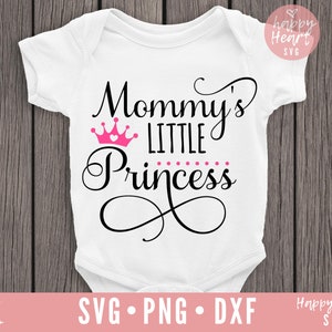 Mamas kleine Prinzessin Svg, kleine Prinzessin Svg, Papas Mädchen Mama Welt SVG, Dxf und Png sofortigen Download, Baby Svg, Neugeborene svg, Hallo