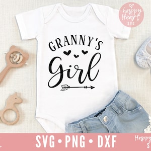 Garota da vovó svg, vovó svg, não há vovó SVG, vovó svg, dxf, download instantâneo png, abençoada vovó svg, benção da vovó svg, bebê