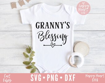 Bendición de la abuela svg, Abuela svg, No ain't Abuela como la que tengo SVG, dxf, descarga instantánea png, Bebé SVG, Abuela bendita svg, Abuela