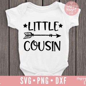 Kleine Cousin Svg, Cousin Crew SVG, Cousin Svg, Dxf und Png sofortiger Download, Cousin Squad, Cousin Stamm Svg, Cousin Zitat Svg, Cousins Svg