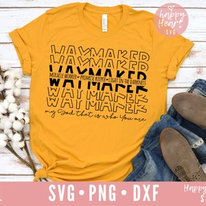 Waymaker svg, Christian svg, Escritura svg, Religioso svg, dxf, png download instantâneo, Christian Quote svg, Faith svg, Faith Over Fear svg