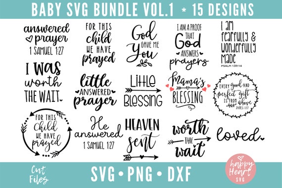 Download Baby Bundle Baby Svg Bundle Newborn Bundle Baby Christian Etsy
