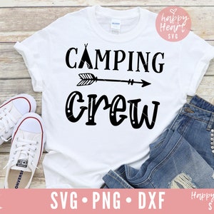 Camping Crew svg, Happy Camper SVG, Camping svg, Camping Quote svg, dxf, png instant download, Camping life svg, Camplife svg, Explore svg