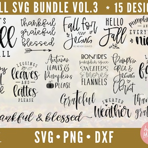 Herbst Bundle, Herbst SVG Bundle, Herbst Zeichen Bundle, Herbst Svg, Dxf, Png sofortigen Download, Herbst Zeichen SVG, Herbst Shirt Svg, Thanksgiving Bundle