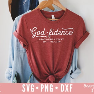 Godfidence svg, Faith svg, Christian svg, Faith Quotes SVG, dxf,png instant download, Bible Verse svg, Scripture svg, Bible Quote svg, Jesus