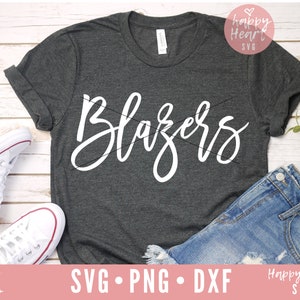 Blazers svg, Basketball svg, Game Day SVG, Blazers Team svg, dxf, png instant download, Basketball Mom SVG, Sports svg, Blazers Mascot svg