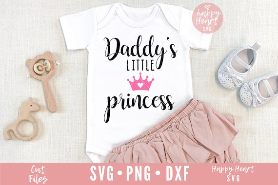 Download Daddy S Little Princess Svg Daddy S Girl Svg Dxf Etsy