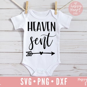 Himmel gesendet Svg, für dieses Kind haben wir Gebete SVG, Neugeborene svg, Dxf und Png sofortigen Download, Baby SVG, beantwortet Gebet Svg, Baby Zitat Svg