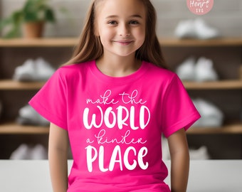 Make The World A Kinder Place svg, Anti Bullying svg, Stop Bullying svg, Kindness svg, Choose Kindness svg, dxf, png instant download, Kind
