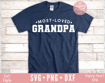 最も愛されているおじいちゃん SVG、おじいちゃん svg、お父さんの言葉 svg、父の日 svg、パパ svg、dxf、png 即時ダウンロード、お父さん svg、おじいちゃん svg、お父さん svg