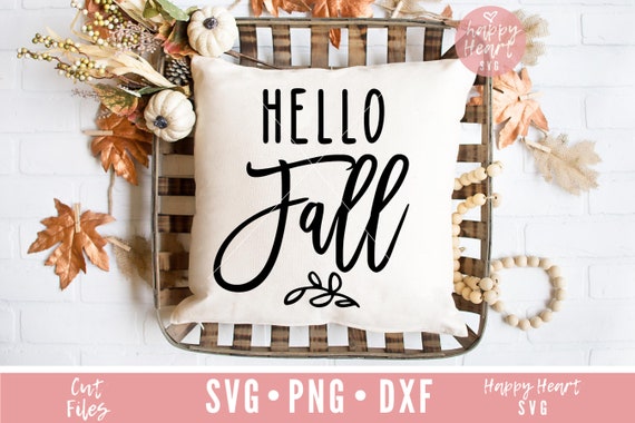 Hello Fall SVG Fall Svg Dxf Png Instant Download It's | Etsy