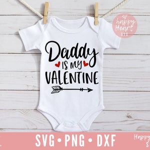 Papa is mijn Valentijn SVG, kusjes 25 cent SVG, worden mijn SVG, Valentine SVG, DXF, PNG Instant Download, baby Valentine SVG, Kids Valentine