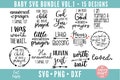 Baby Bundle, Baby SVG Bundle, Newborn Bundle, Baby Christian Bundle, Baby svg, dxf, png instant download, Christian svg, Newborn svg, Onesie