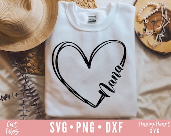 Nana SVG, Nana Shirt svg, Most Loved Nana svg, Nana Saying SVG, dxf, png instant download, Nana Quote svg, Best Nana Ever svg, Grandma svg