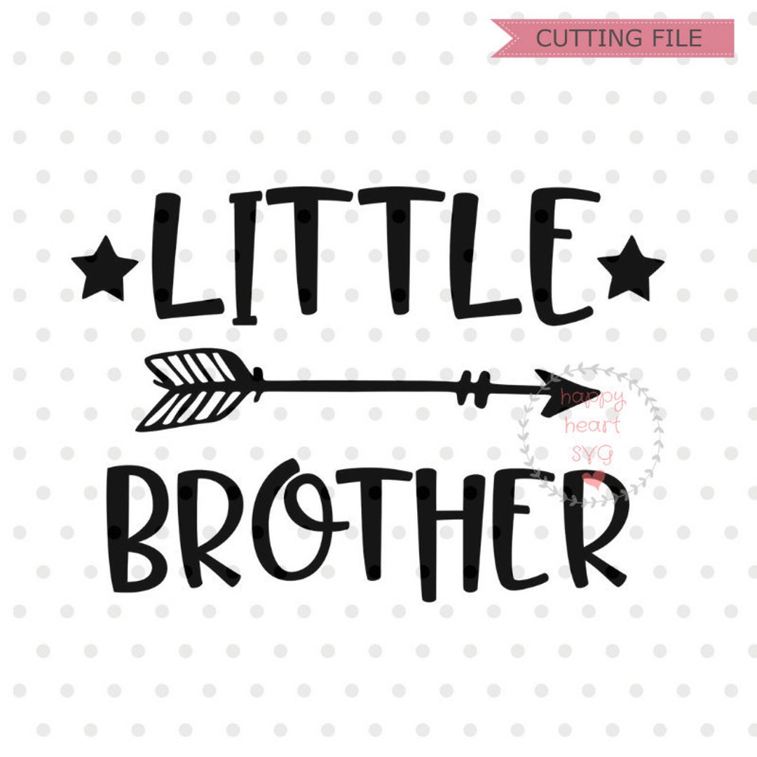 Little Brother SVG, Little Bro SVG, , Dxf and Png Instant Download ...