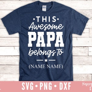 Este incrível Papa pertence a SVG, Papa svg, Vovô svg, dxf, png download instantâneo, Dia dos Pais SVG, Papa Quote svg, Papa Saying svg, Papa