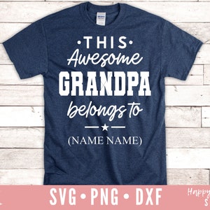 この素晴らしいおじいちゃんはSVGに属しています、おじいちゃんsvg、dxf、png即時ダウンロード、父の日SVG、おじいちゃんの名言svg、おじいちゃんの格言svg、おじいちゃん