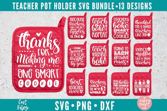 Download Teacher Pot Holder Svg Bundle Teacher Svg Bundle Baking Svg Etsy