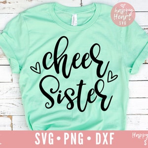 Cheer Sister svg, Cheer SVG, Cheerleader svg, dxf and png instant download, Cheer Life svg, cheer sister svg, cheer mom svg, Cheer Mama svg