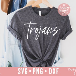 Trojans mirrored word SVG Wrestling svg SUBLIMATION Transfer PNG Trojans repeated word svg