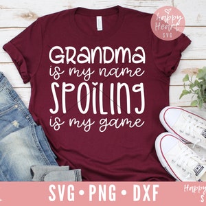 Oma ist mein Name Verderben ist mein Spiel Svg, Oma Svg, gesegnete Oma SVG, Nana SVG, Dxf, Png sofortigen Download, Oma Zitate Svg, lustig