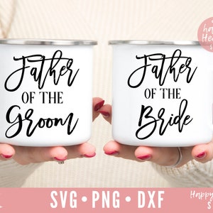 Father Of The Bride svg, Father Of The Groom svg, Wedding SVG, Bride Squad SVG, Bridal Party svg, Team Bride svg, Wedding Sign svg, png, dxf