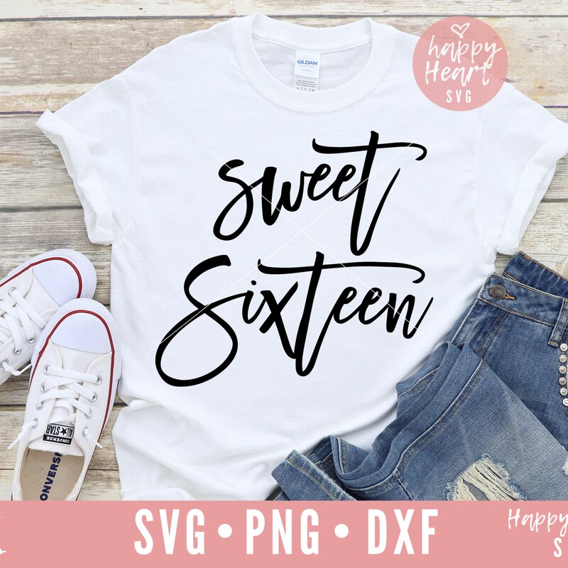 Sweet 16 Svg - Etsy