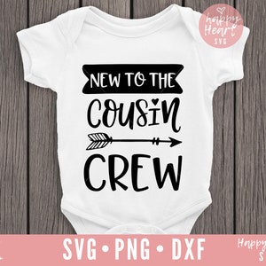 Novo no Cousin Crew svg, Cousin Crew SVG, Cousin svg, dxf, png download instantâneo, novo na tribo SVG, Novo no The Crew svg, Cousins svg