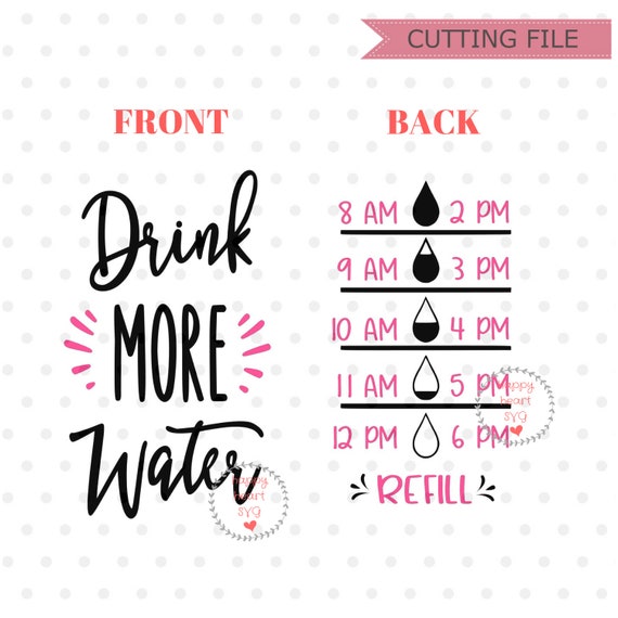 Free Free Drink More Water Svg Files