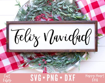 Feliz Navidad svg, Merry Christmas SVG, Christmas svg, dxf and png instant download, Winter SVG, Christmas quote svg, Christmas Sign svg