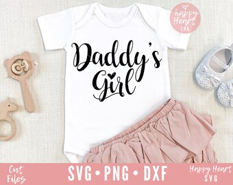 Daddy's Girl SVG, design per la festa del papà (download digitale)