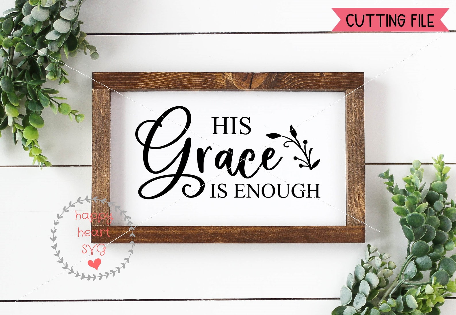 His Grace Is Enough SVG Your Grace Is Enough svg Grace upon Etsy
