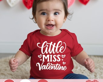 Little Miss Valentine SVG, Valentine svg, dxf, png instant download, Baby Girl Valentine SVG, Valentines Day Shirt, Kids Valentines svg, SVG