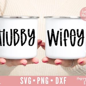 Hubby And Wifey svg, Mr and Mrs SVG, Just Married svg, Wedding SVG, Bride Groom svg, dxf, png instant download, Married SVG, Wedding svg