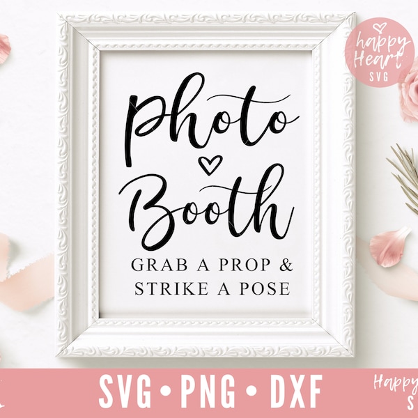 Photo Booth svg, Wedding SVG, Wedding Sign svg, dxf, png instant download, Cards And Gifts svg, Rustic Wedding SVG file, Bride and Groom svg