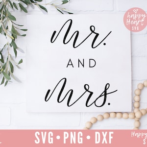 Mr And Mrs svg, Wedding SVG, Wedding Sign svg, dxf, png instant download, Cards And Gifts svg, Rustic Wedding SVG, Bride And Groom svg