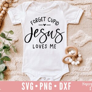 Vergeet Cupido Jesus Loves Me svg, I am Loved svg, Jesus Loves Me svg, Valentijnsdag svg, dxf, png instant download, Christian svg, Baby svg