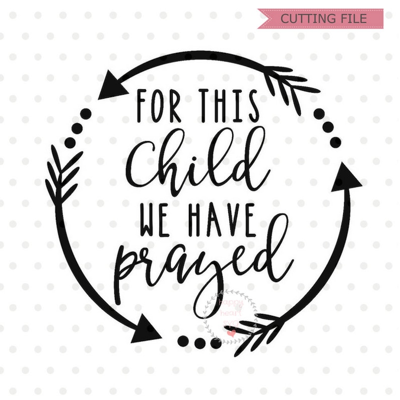 Boys' - Instant Message - For This Child We Have Prayed Baby Graphic One Piece
