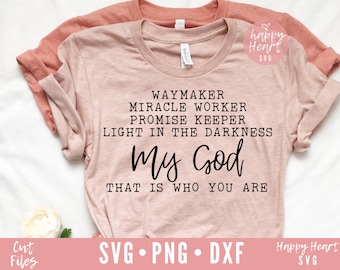 Christian svg, Waymaker svg, Easter svg, dxf, png instant download, Christian Quote svg, Redeemed svg, Faith svg, Scripture svg, Bible verse