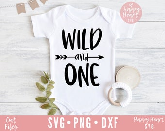 Wild And One SVG, Wild One svg, First Birthday svg, dxf, png instant download, First Birthday SVG, Birthday svg, 1st Birthday svg, Baby svg