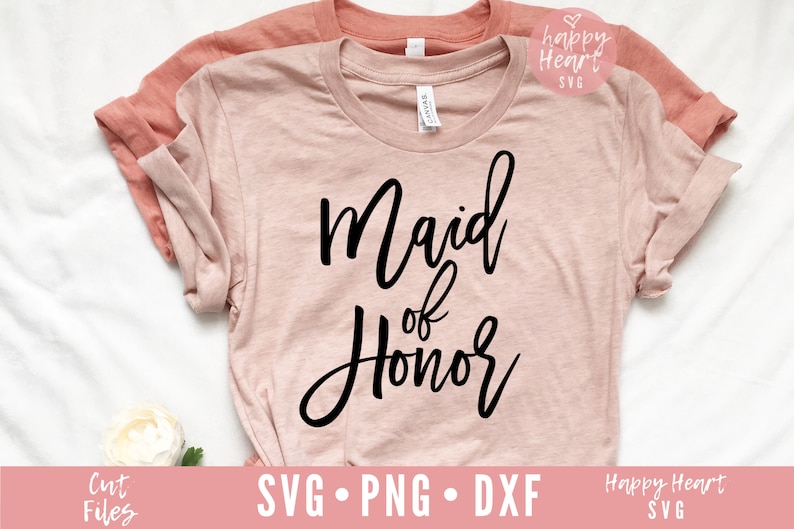Download Maid of Honor svg Wedding SVG Bridesmaid svg dxf and png ...